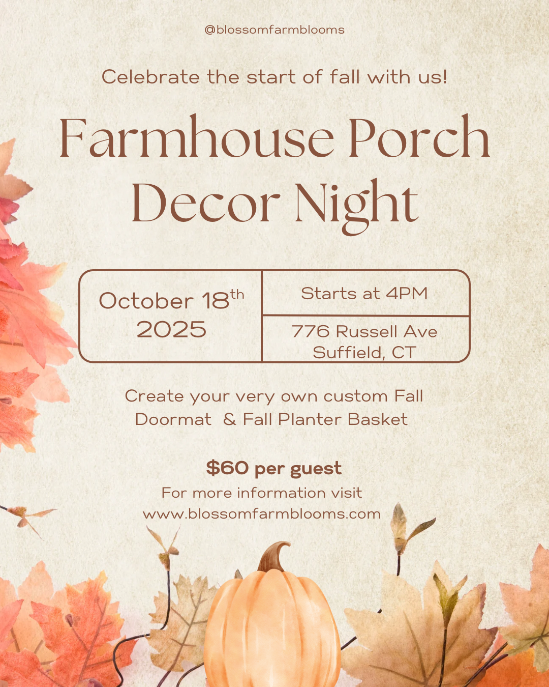 Farmhouse Porch Decor Night